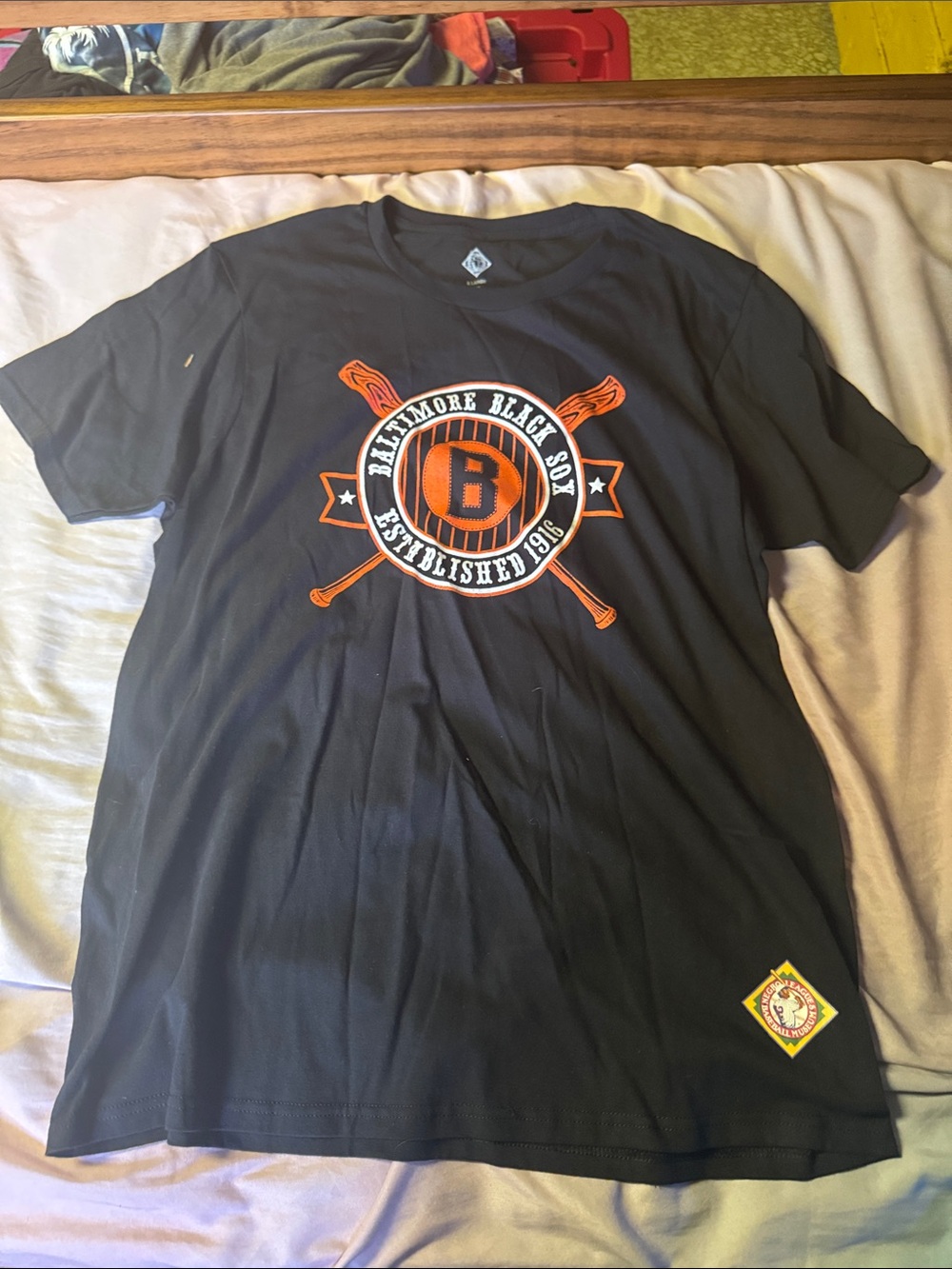 Baltimore Black Sox Short-Sleeve Graphic Tee - Black & Orange